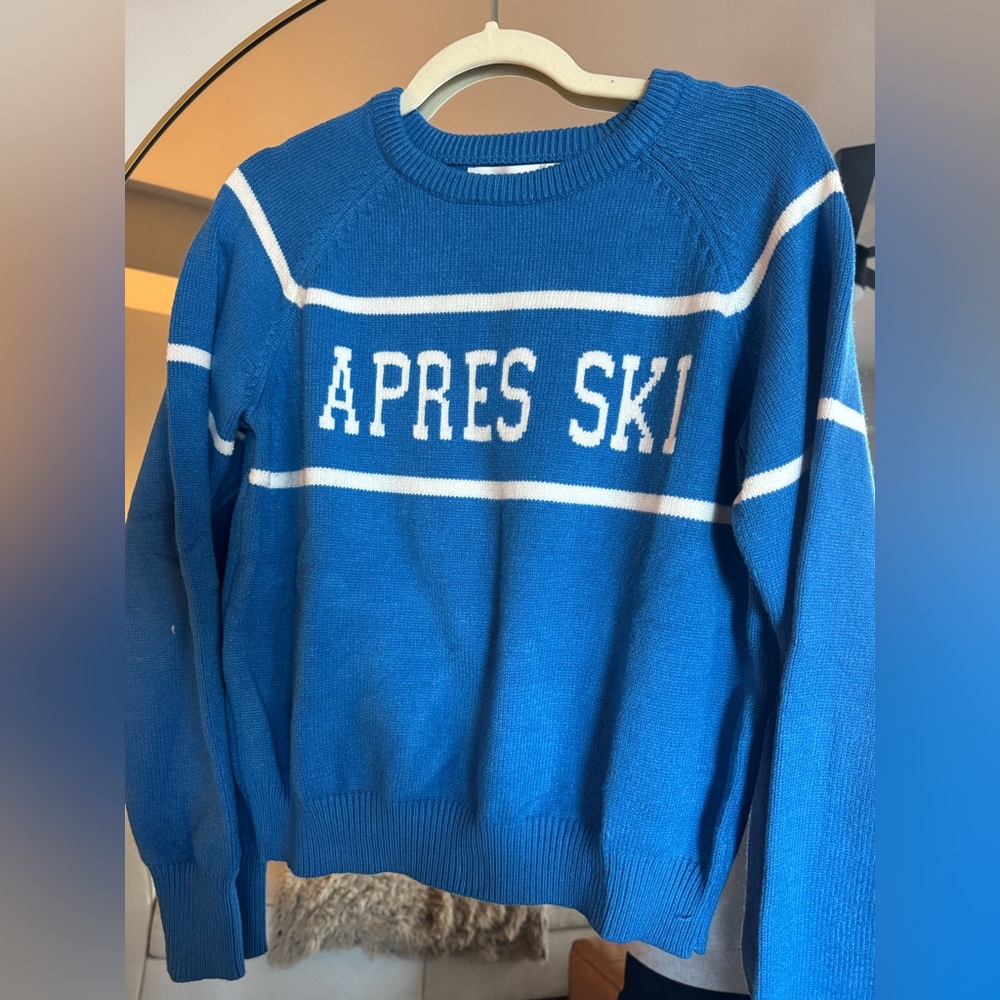 Altar’d State Après Ski Blue Knit Sweater – Size Small